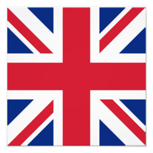 United Kingdom Union Jack Flag of British Colonies Photo Print