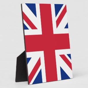 United Kingdom Union Jack Flag of British Colonies Plaque