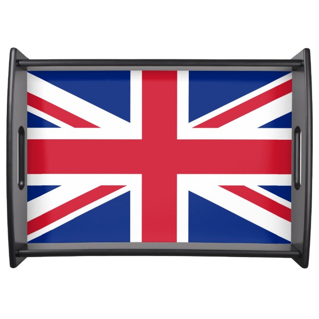 United Kingdom Union Jack Flag of British Colonies Serving Tray (Front)