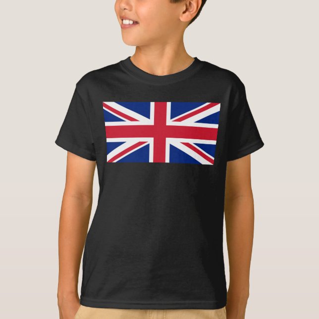 United Kingdom Union Jack Flag of British Colonies T-Shirt (Front)