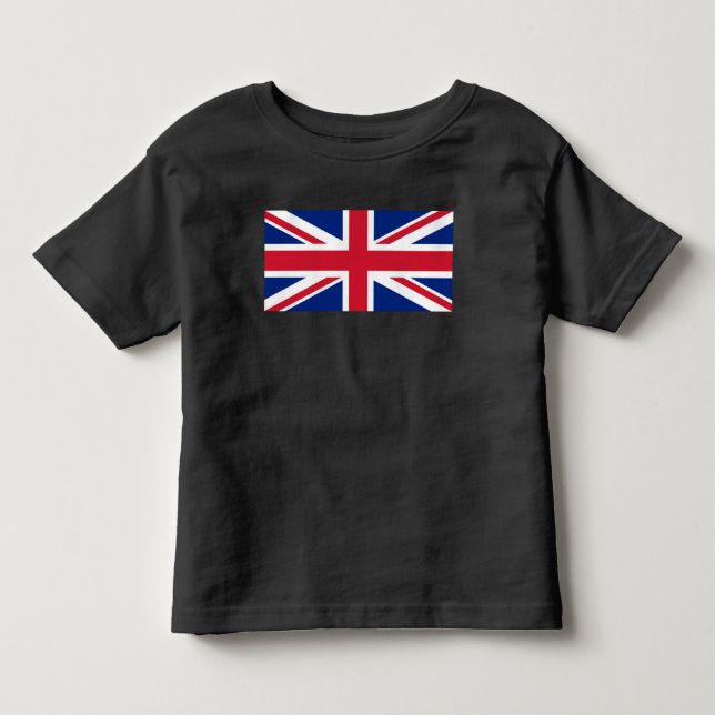 United Kingdom Union Jack Flag of British Colonies Toddler T-shirt (Front)