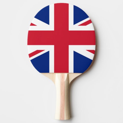 United Kingdom Union Jack Flag Ping Pong Paddle