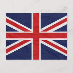 United Kingdom Union Jack Flag Postcard