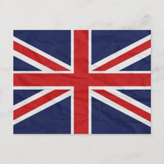 United Kingdom Union Jack Flag Postcard