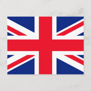 United Kingdom Union Jack Flag Postcard