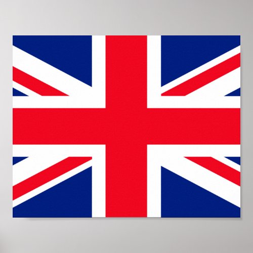 United Kingdom Union Jack Flag Poster