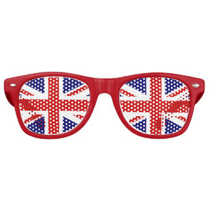 United Kingdom Union Jack Flag Retro Sunglasses