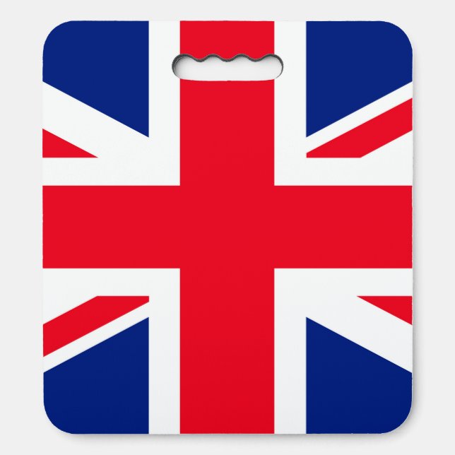United Kingdom Union Jack Flag Seat Cushion (Front Vertical)