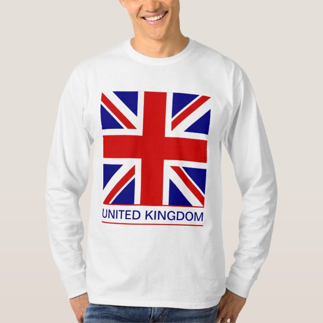 United Kingdom - Union Jack Flag T-Shirt (Front)