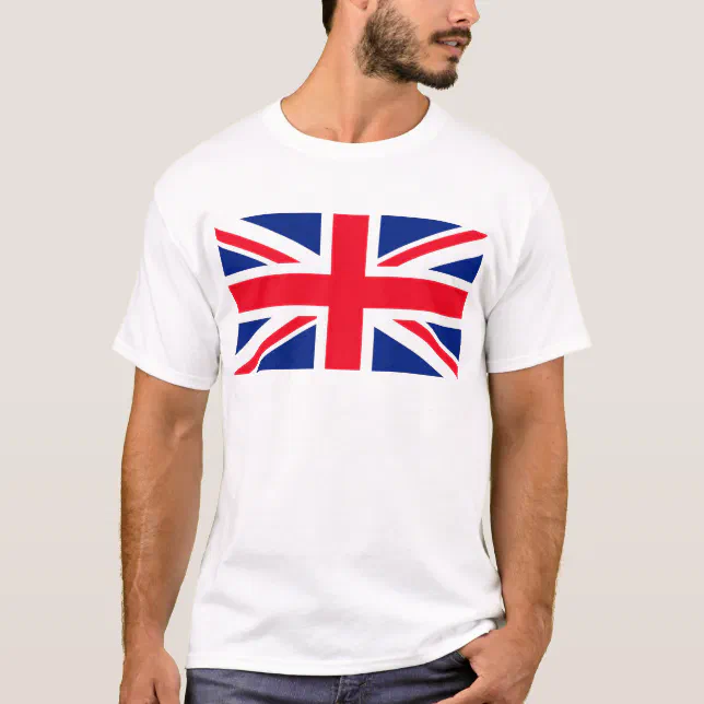 United Kingdom Union Jack Flag T-Shirt | Zazzle