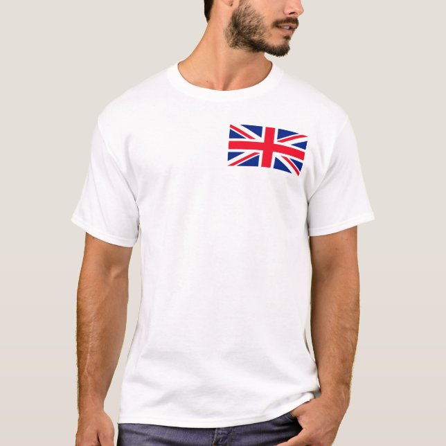 United Kingdom Union Jack Flag T-Shirt (Front)