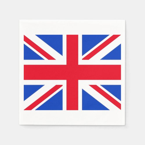 United Kingdom Union Jack Paper Party Napkins