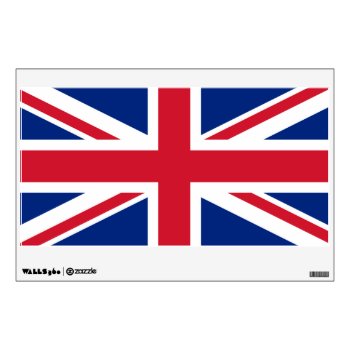 United Kingdom Union Jack Wall Sticker by abbeyz71 at Zazzle