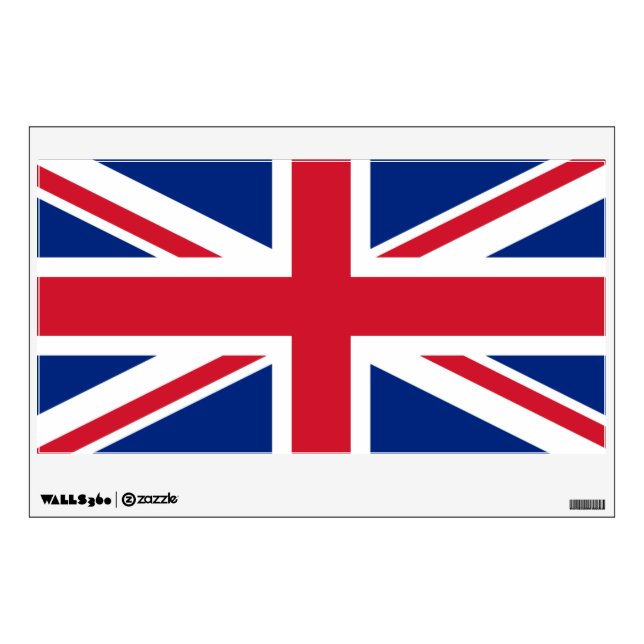 United Kingdom Union Jack Wall Sticker (Front)