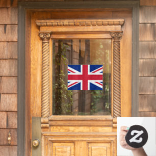 United Kingdom Window Sign, UK Cling, British Flag Cling
