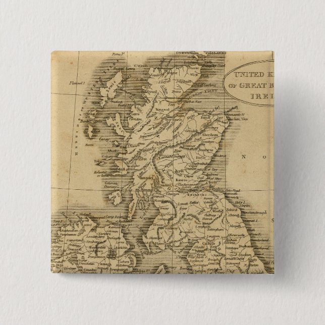 United Kingdoms Pinback Button (Front)