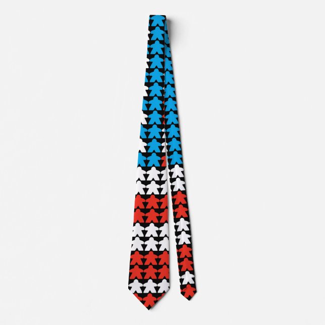 United Meeples of America Neck Tie (Front)