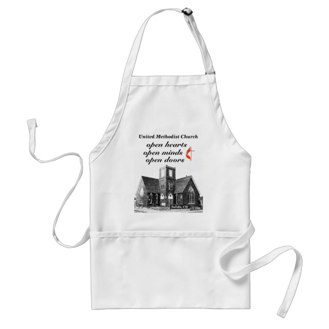 United Methodist Church Adult Apron (Front)