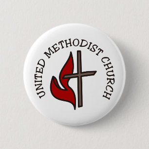 United Methodist Church Button