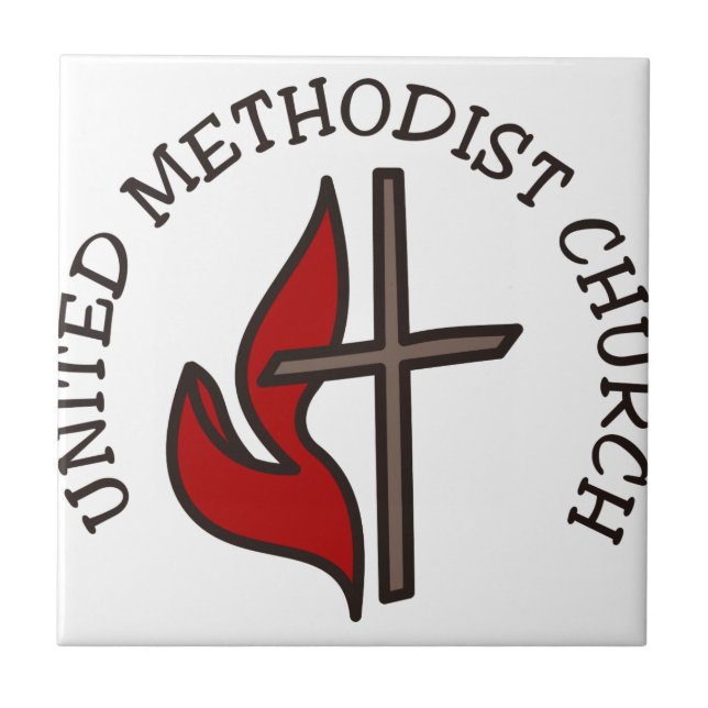 United Methodist Church Ceramic Tile (Front)