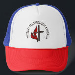 United Methodist Church Trucker Hat<br><div class="desc">The cross represents Christ because of his Crucifixion and Resurrection pick those designs by concord!</div>