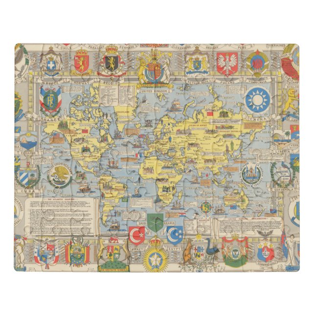 United Nations Map of the World Jigsaw Puzzle (Puzzle Horizontal)