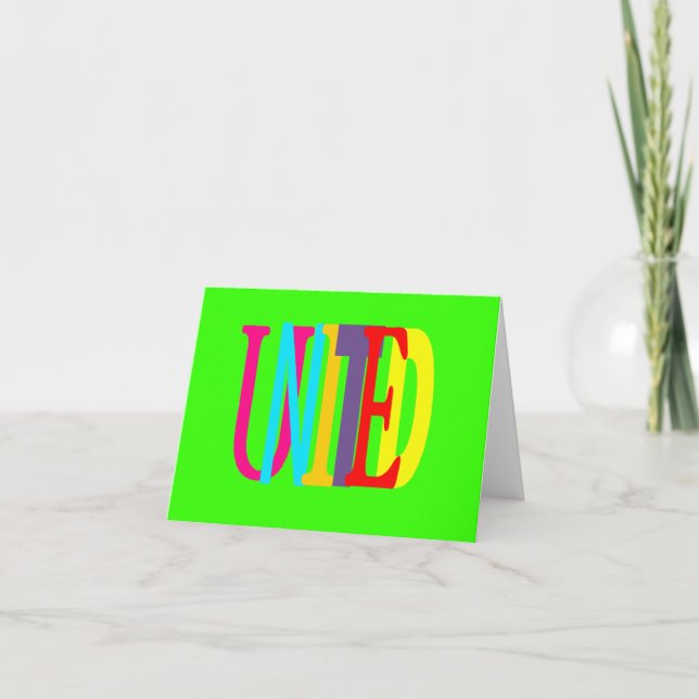 United Note Card (Front)