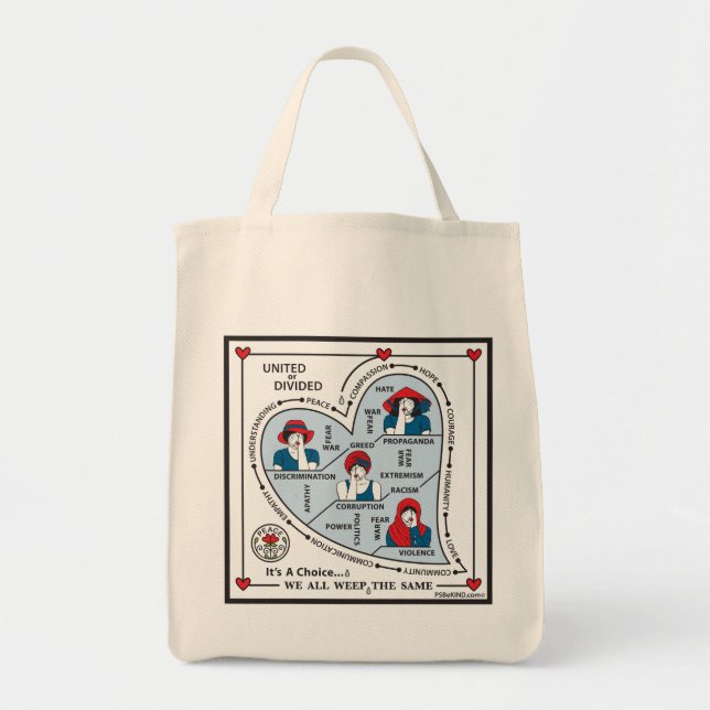 United Or Divided_ Tote Bag (Front)