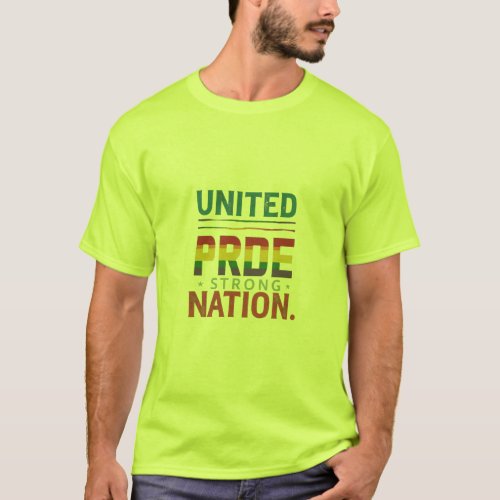 United Pride Strong Nation T_Shirt