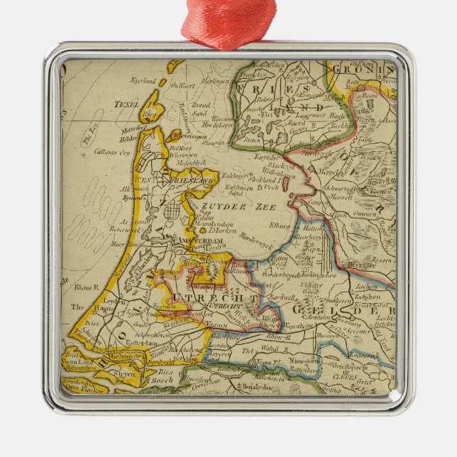 United Provinces 3 Metal Ornament (Front)