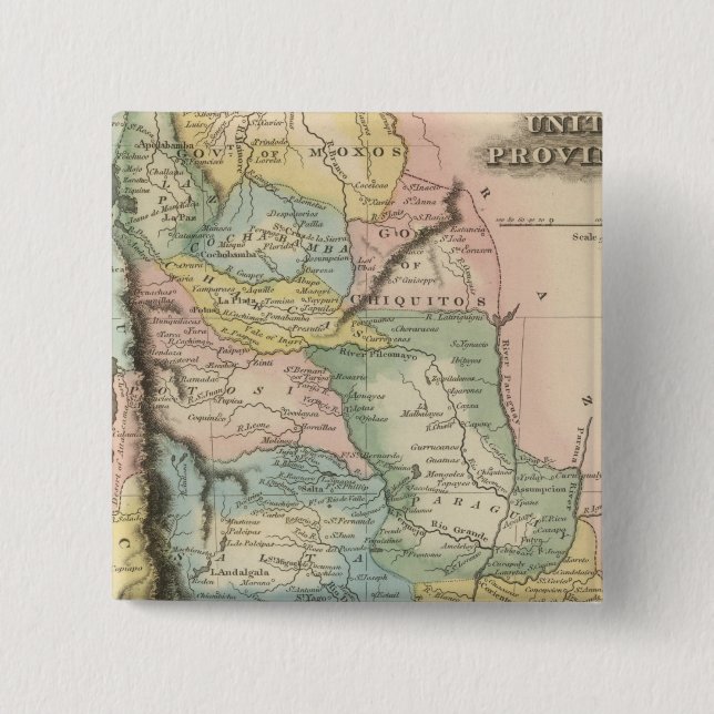 United Provinces Pinback Button (Front)