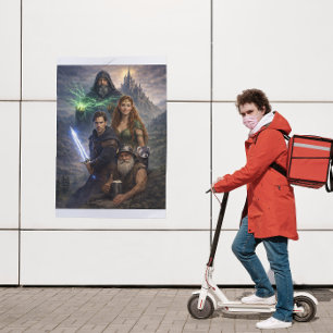 United Races Epic Scene Poster Fantasy Unity Art