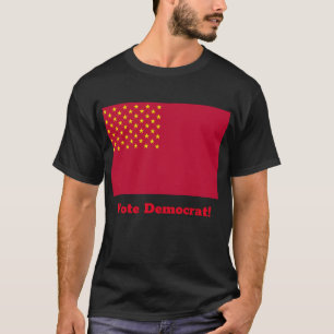 United Socialist States of America Flag, Vote Dem! T-Shirt