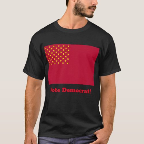 United Socialist States of America Flag Vote Dem T_Shirt