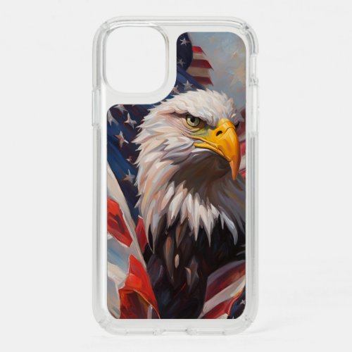 United State Flag and Bald Eagle  Speck iPhone 11 Case
