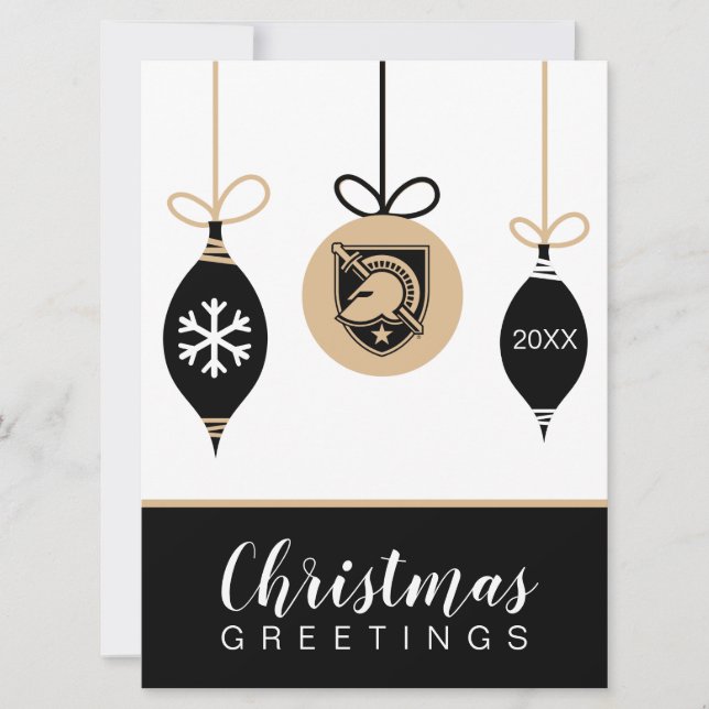 United State Military Academy Holiday Card (Front)