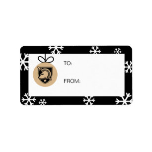United State Military Academy Holiday Label