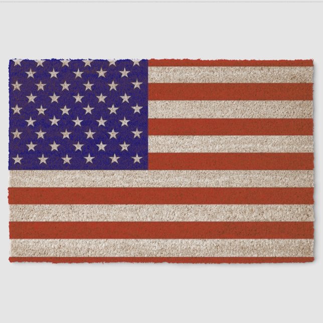 united state of america fiber doormat (Front)