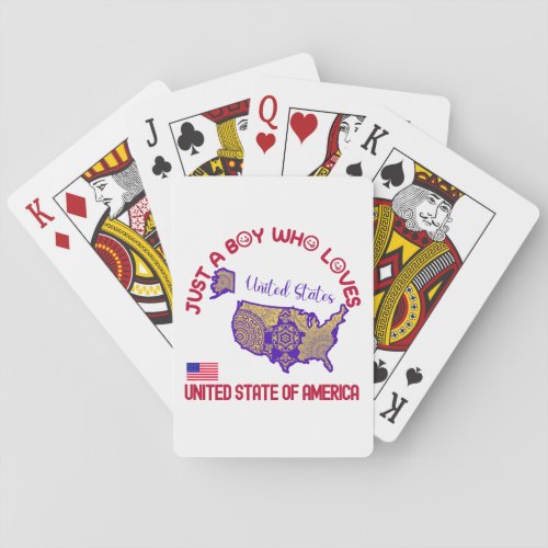 United State of America Poker Cards