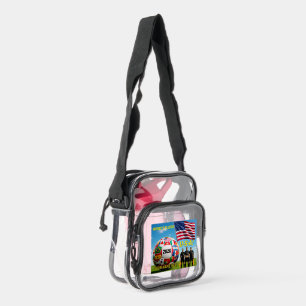 UNITED STATE SOCCER FUTBOLL 2026 UNITED STATE USA CLEAR CROSSBODY BAG