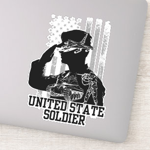 United State Soldier Sticker