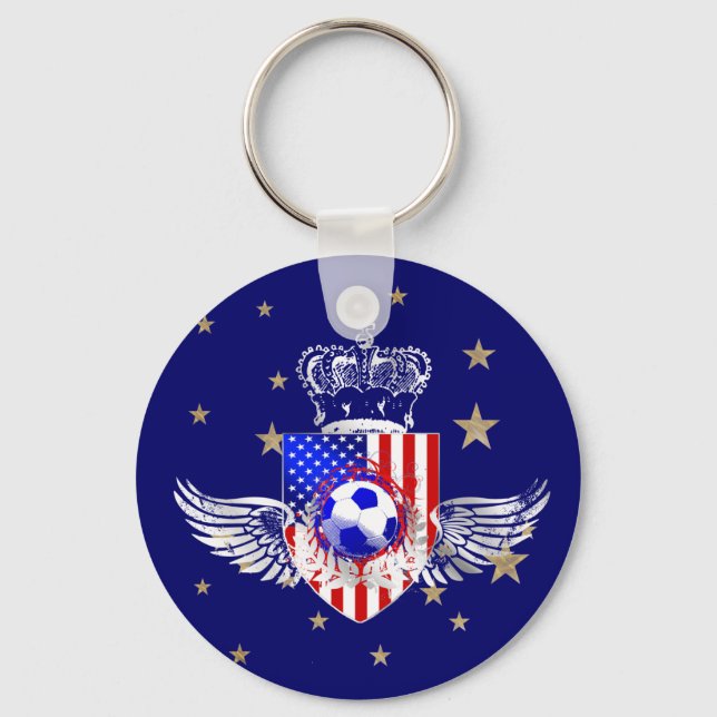 United States 2010 US Soccer Keychain (Front)