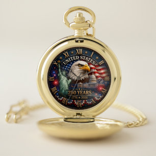 United States 250 Years Pocket Watch