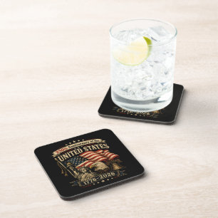United States 250th Anniversary Celebration Beverage Coaster