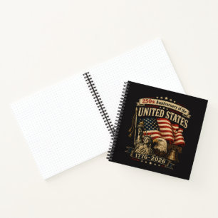 United States 250th Anniversary Celebration Notebook