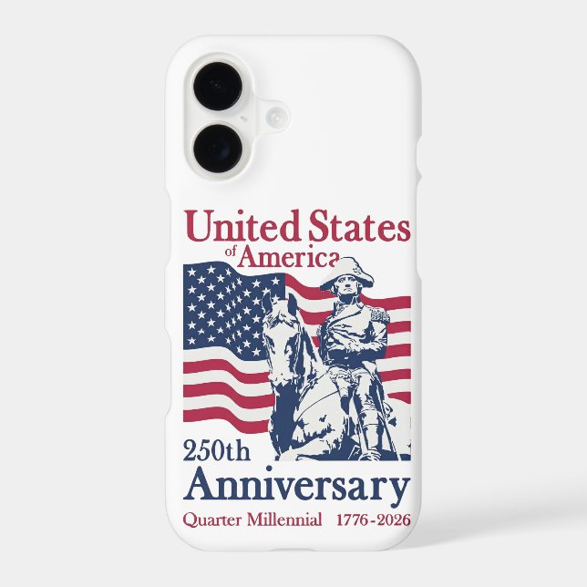 United States 250th Anniversary Commemorative Art  Case-Mate iPhone Case (Back)
