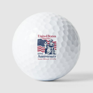 United States 250th Anniversary Commemorative Art  Golf Balls