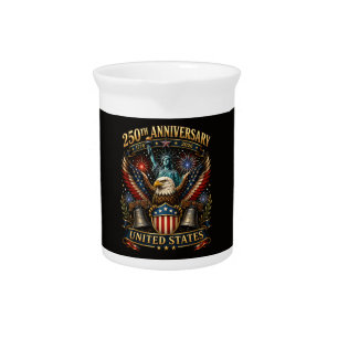 United States 250th Anniversary Patriotic Eagle Beverage Pitcher
