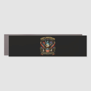 United States 250th Anniversary Patriotic Eagle Car Magnet