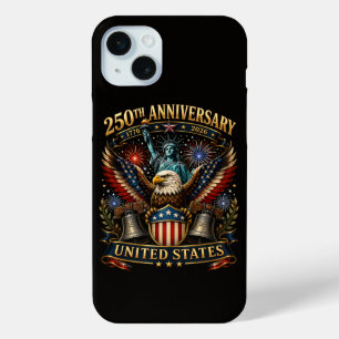 United States 250th Anniversary Patriotic Eagle iPhone 15 Plus Case
